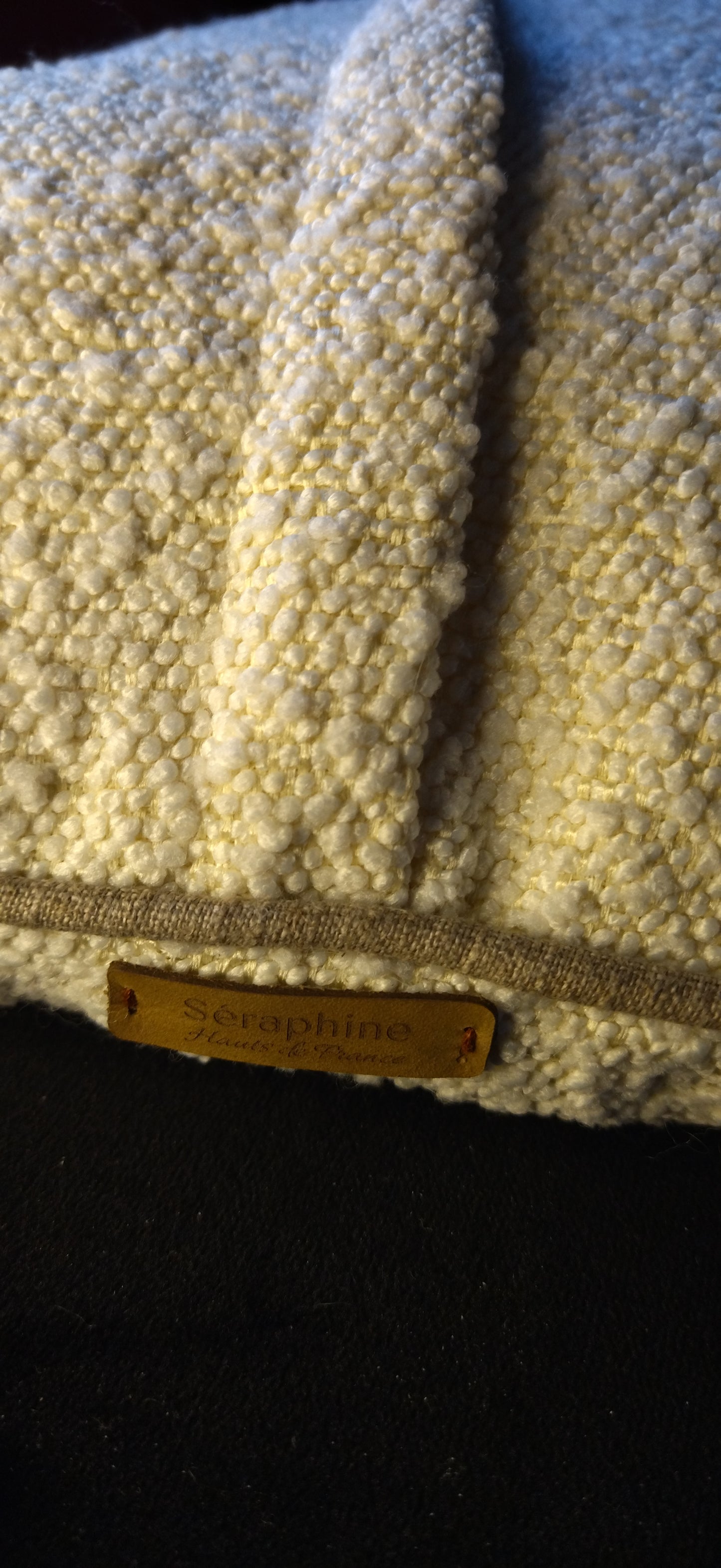 Coussins nounours écru