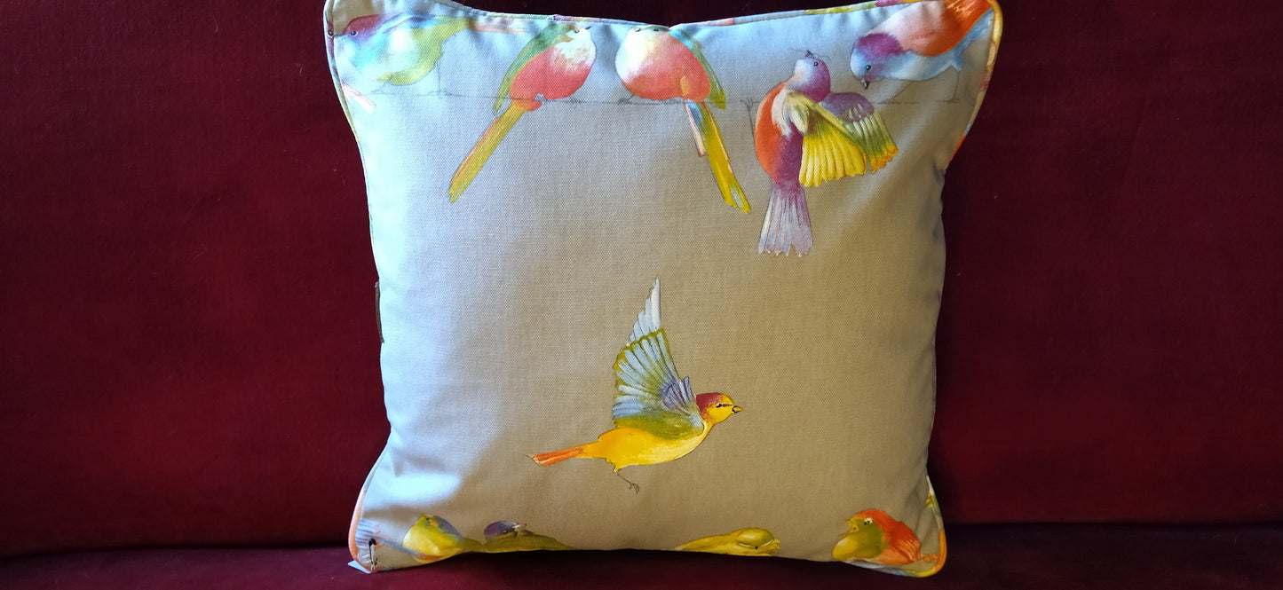 Coussin oiseaux